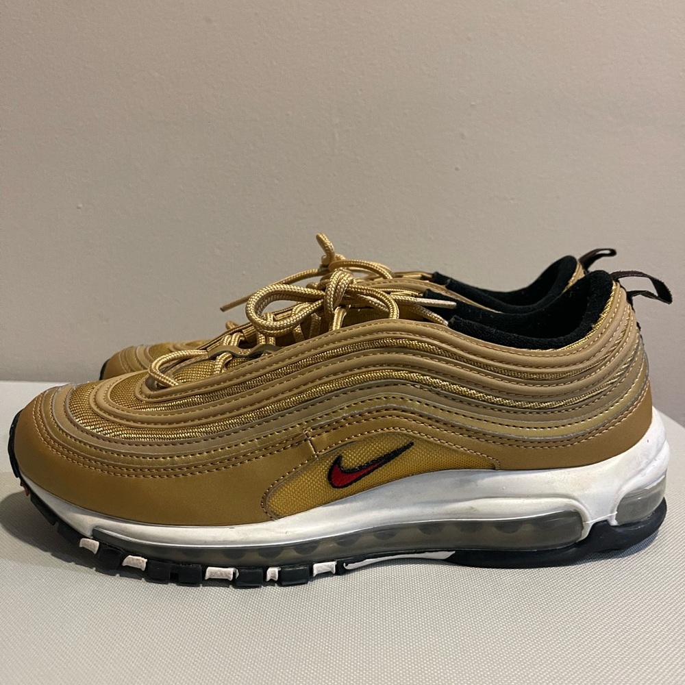 Nike Air Max 97 Men's Shoes -   Gold and Black